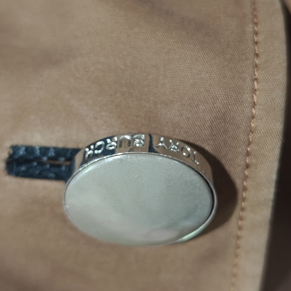 Y2K Tory Burch Tweed Blazer Small Size 6 Micha Brown Black Pockets - Picture 5 of 7